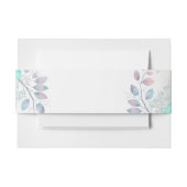 zachte bloem uitnodigingen wikkel (Voorkant Voorbeeld)