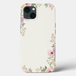 Zachte Bloemen Elegantie iPhone Case