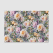Zachte bloemen en Rozen Tissuepapier (Voorkant)