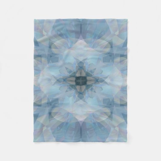 Zachte bloemen fleece deken (Voorkant)