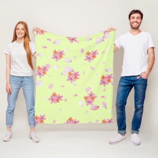 Zachte Bloemen Fleece Deken – Alle maten