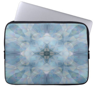 Zachte bloemen laptop sleeve
