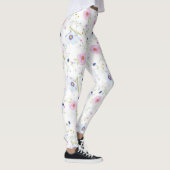 Zachte bloemen | Leggings voor aangepaste Mode (Rechts)