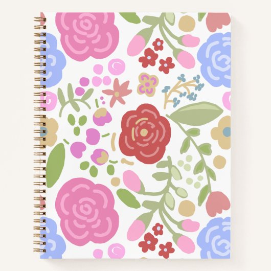 Zachte Bloemen Notitieboek (Voorkant)