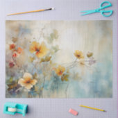 ZACHTE BLOEMENDECOUPAGE TISSUEPAPIER (Craft)