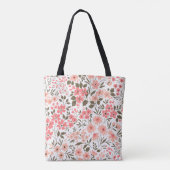 Zachte Bloemendromen Tote Bag (Achterkant)