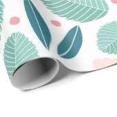 Zachte bloemenelegantie cadeaupapier (Rol Hoek)