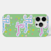 Zachte Bloemmacht Case-Mate iPhone Case (Achterkant (horizontaal))