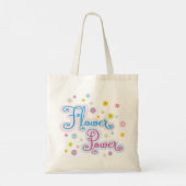 Zachte Bloemmacht Tote Bag (Achterkant)