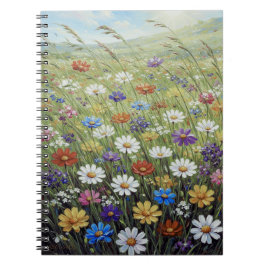 Zachte Bloemmotief Collectie Notitieboek