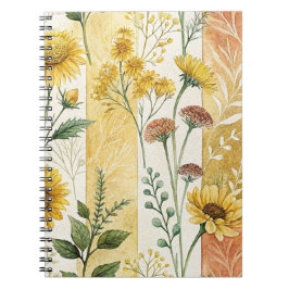 Zachte Bloemmotief Collectie Notitieboek