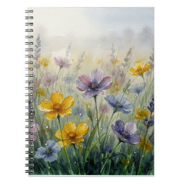 Zachte Bloemmotief Collectie Notitieboek