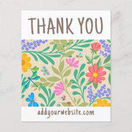 Zachte Bloemrijke Natuur Dank U Voor Uw Aankoop