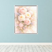 Zachte Bloesem Dromen Canvas Afdruk (Insitu (Houten vloer))