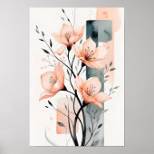 Zachte Bloesem Harmonie Poster (Voorkant)
