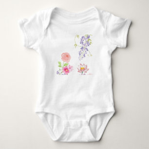 “Zachte Bloesem Tuin Aquarel Ontwerp” Romper