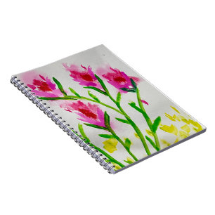 Zachte Bloesems – Zachte Waterverf Bloemelijke Gro Notitieboek
