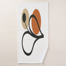 Zachte Bloom Hedendaagse Botanische  Badhanddoek