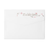 Zachte Blooming Roze Natuur Bouquet (Achterkant)