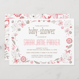 Zachte Blooming Roze Natuur Bouquet Kaart