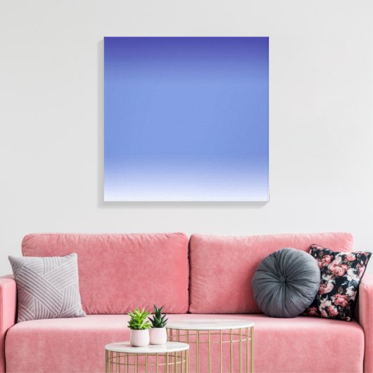 Zachte Blues Verpakt Canvas (Insitu (Woonkamer))