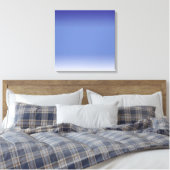 Zachte Blues Verpakt Canvas Afdruk (Insitu (Slaapkamer))