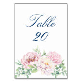 Zachte Blush en roze rozen, elegante weddenschappe Kaart (Achterkant)