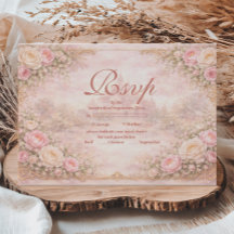 Zachte Blush Rozen Tuin Quinceañera