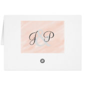 Zachte blush Weddenschap Hartelijk dank (Achterkant Horizontaal)