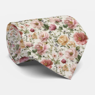 Zachte Blush Weide Bloemstuk Persoonlijke Trouwdag Stropdas