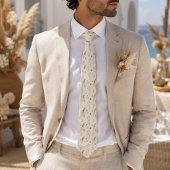 Zachte Boho Botanische Bloemen Stropdas
