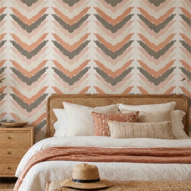 Zachte Boho Chevron Behang (Creator heeft geüpload)