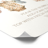 Zachte Boho Neutrale Babykleding Mom-osa Bar Poster (Hoek)