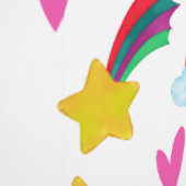 Zachte Boho Regenboog Zon Sterrenprint voor Kinder Behang (Zoom)
