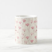 Zachte Boho Roze Bloemstuk Persoonlijk Koffiemok (Center)