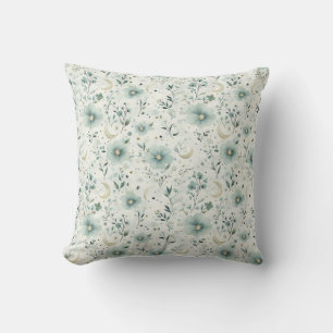 Zachte Botanicals en Crescent Moon Baby Kussen
