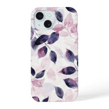 Zachte Botanische Bladeren Telefoonhoes