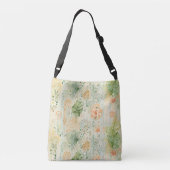 Zachte botanische droom crossbody tas (Achterkant)