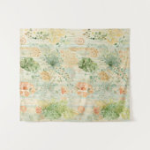 Zachte botanische droom wandkleed (Voorkant (horizontaal))