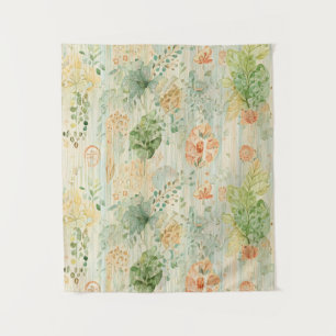 Zachte botanische droom wandkleed