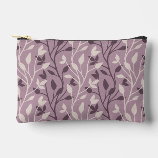 Zachte Botanische Mauve Blad Elegante Chic Etui (Voorkant)