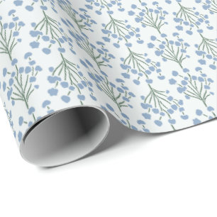 Zachte botanische wijnranken Elegante stoffige b Cadeaupapier