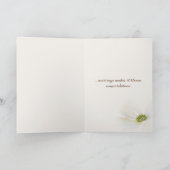 Zachte bruiloft madeliefjes kaart (Binnen)
