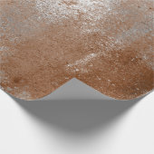 Zachte, bruine maroon Rust Wrap, versteld Cadeaupapier (Hoek)