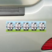 Zachte bumpersticker met kudde (Op auto)