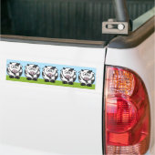 Zachte bumpersticker met kudde (Op Truck)