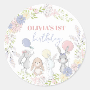 Zachte Bunny Enveloppen Zegels sticker labels