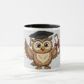 Zachte Cartoon Afstudeeruil Sjabloon Sticker Mok (Midden)
