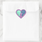 Zachte cartoon-liefdesstickers hart sticker (Tas)