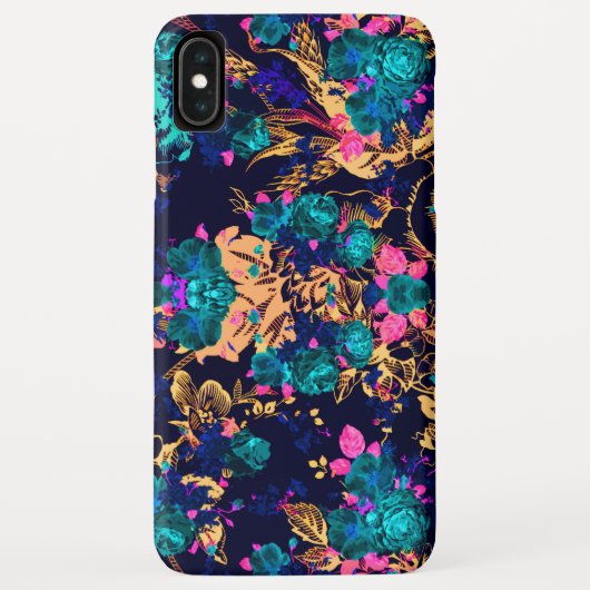 Zachte chic abstracte bloemen achtergrond Case-Mate iPhone case (Achterkant)